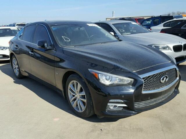 JN1BV7AP1EM680881 - 2014 INFINITI Q50 BASE BLACK photo 1