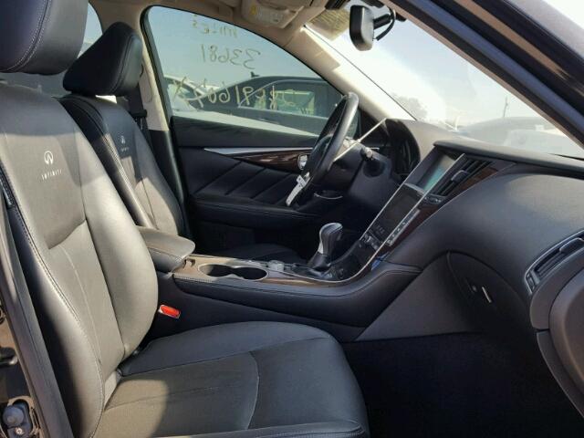 JN1BV7AP1EM680881 - 2014 INFINITI Q50 BASE Чорний фото 5