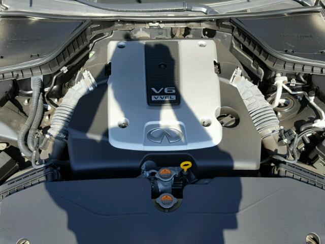 JN1BV7AP1EM680881 - 2014 INFINITI Q50 BASE Чорний фото 7