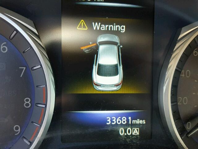 JN1BV7AP1EM680881 - 2014 INFINITI Q50 BASE Чорний фото 8