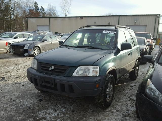 JHLRD1868XC049887 - 1999 HONDA CR-V EX GREEN photo 2