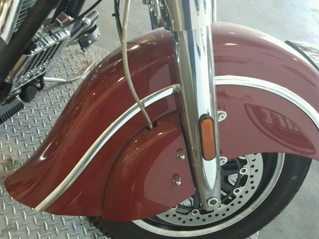 56KTHAAA6G3335849 - 2016 INDIAN MOTORCYCLE CO. SPRINGFIEL BURGUNDY photo 10