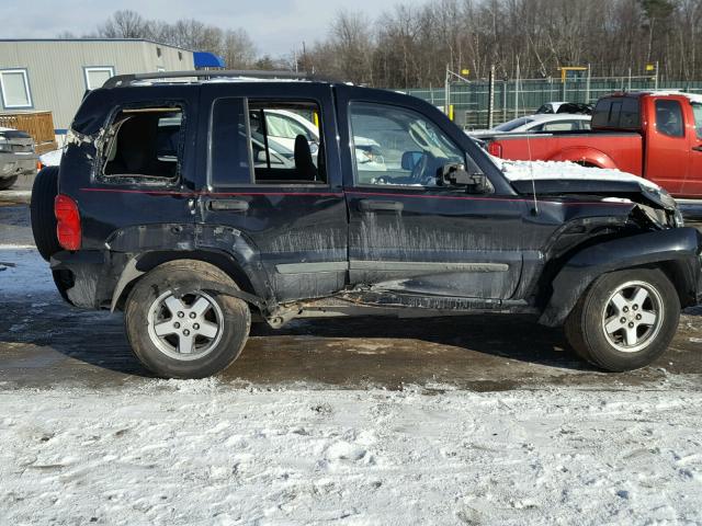 1J4GL38K55W690355 - 2005 JEEP LIBERTY RE BLACK photo 9