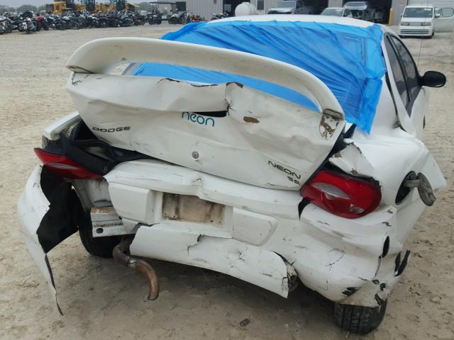 1B3ES26C33D117485 - 2003 DODGE NEON SE WHITE photo 9