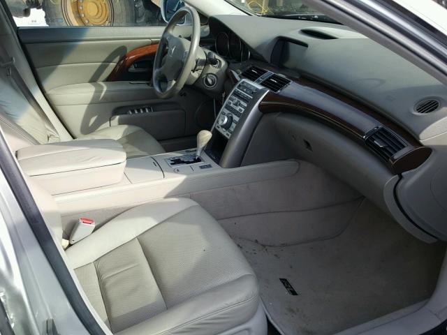 JH4KB16596C000984 - 2006 ACURA RL SILVER photo 5