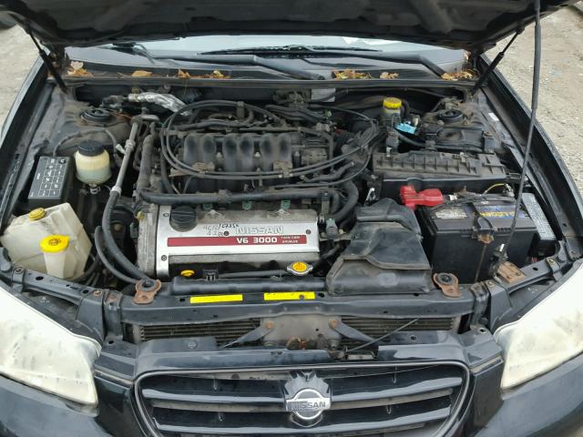 JN1CA31D6YT551818 - 2000 NISSAN MAXIMA GLE BLACK photo 7