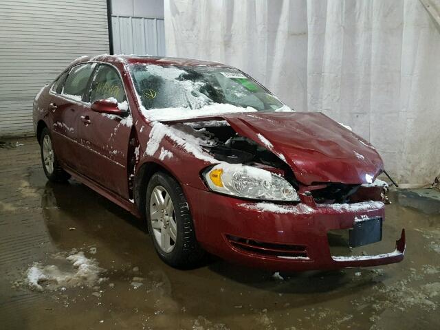 2G1WB5E34E1154669 - 2014 CHEVROLET IMPALA LIM RED photo 1