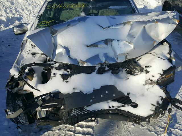 KNAFU4A27A5125343 - 2010 KIA FORTE EX SILVER photo 9