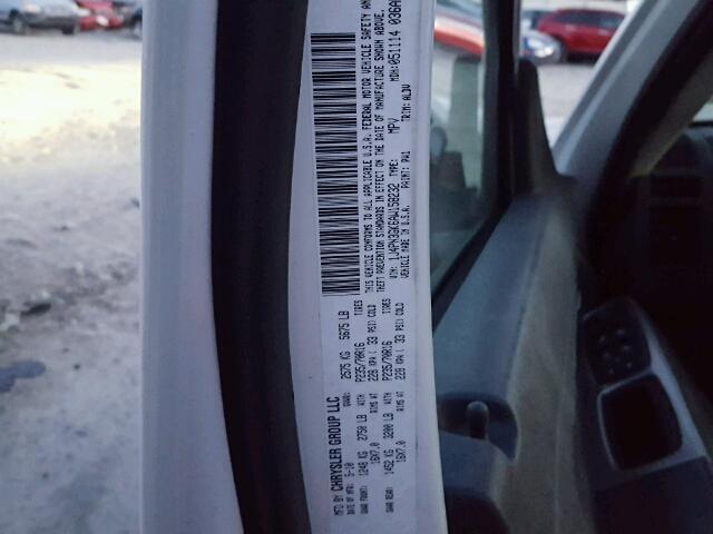 1J4PN3GK6AW158232 - 2010 JEEP LIBERTY RE WHITE photo 10