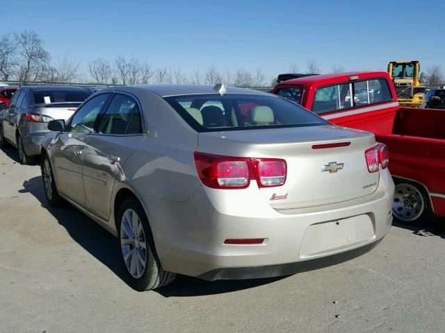 1G11G5SX9DF187855 - 2013 CHEVROLET MALIBU 3LT ოქროსფერი ფოტო 3
