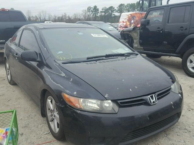 2HGFG128X8H553004 - 2008 HONDA CIVIC EX BLACK photo 1