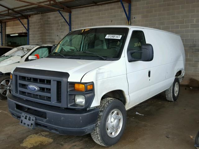 1FTNE2EW6ADA32915 - 2010 FORD ECONOLINE WHITE photo 2