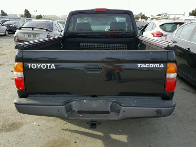 5TENL42N44Z344854 - 2004 TOYOTA TACOMA BLACK photo 6