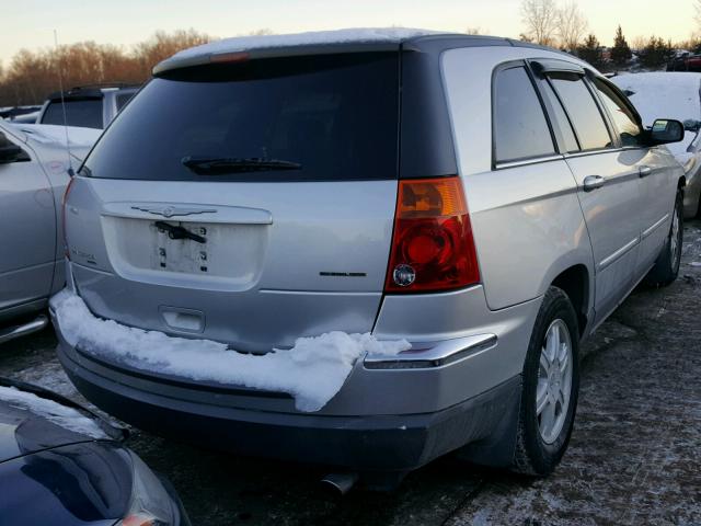 2C8GF68485R410077 - 2005 CHRYSLER PACIFICA T SILVER photo 4