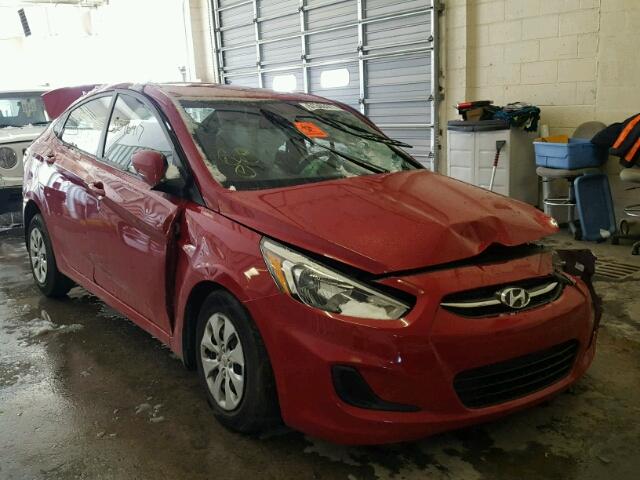 KMHCT4AE6FU931444 - 2015 HYUNDAI ACCENT GLS RED photo 1