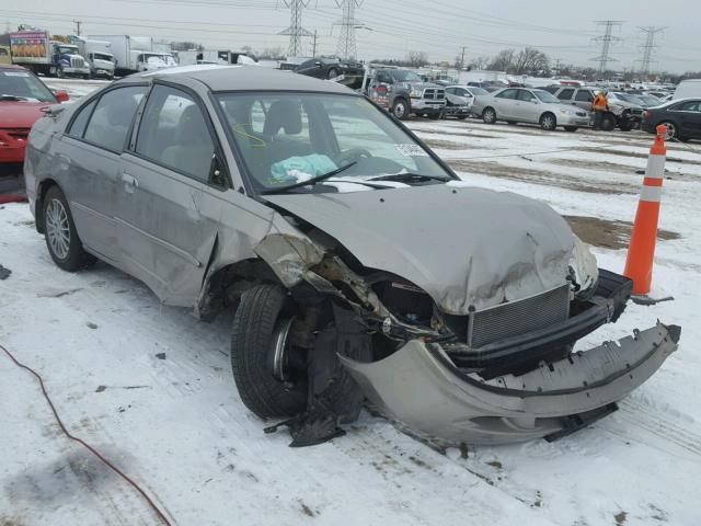 2HGES16535H562150 - 2005 HONDA CIVIC LX GRAY photo 1