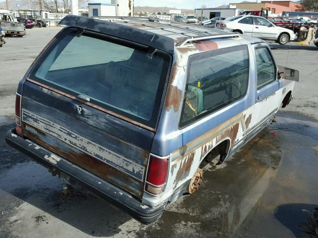 1G8CS18B4E8251562 - 1984 CHEVROLET BLAZER S10 BLUE photo 4