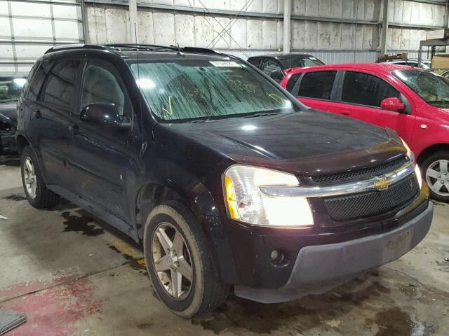 2CNDL73F566115223 - 2006 CHEVROLET EQUINOX LT BLACK photo 1