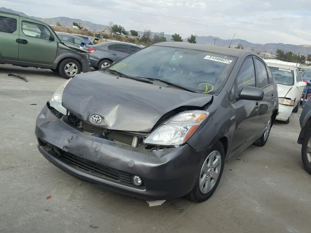 JTDKB20U383453699 - 2008 TOYOTA PRIUS GRAY photo 2