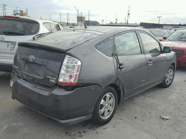 JTDKB20U383453699 - 2008 TOYOTA PRIUS GRAY photo 4