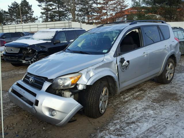 JTMBD32V386088655 - 2008 TOYOTA RAV4 SPORT SILVER photo 2