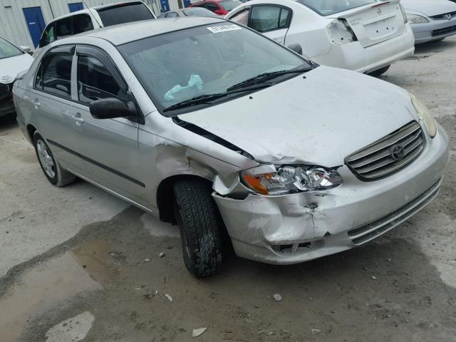 1NXBR32E24Z206925 - 2004 TOYOTA COROLLA CE SILVER photo 1