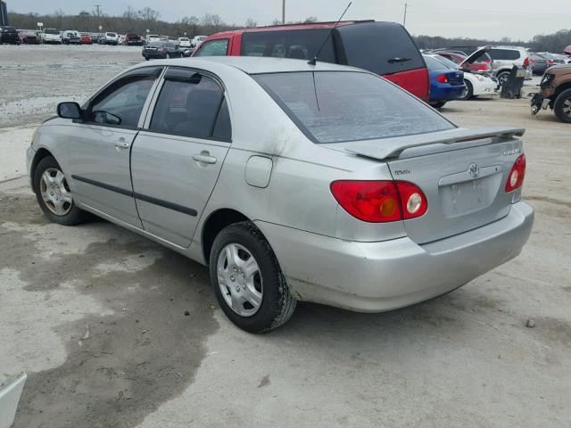 1NXBR32E24Z206925 - 2004 TOYOTA COROLLA CE SILVER photo 3