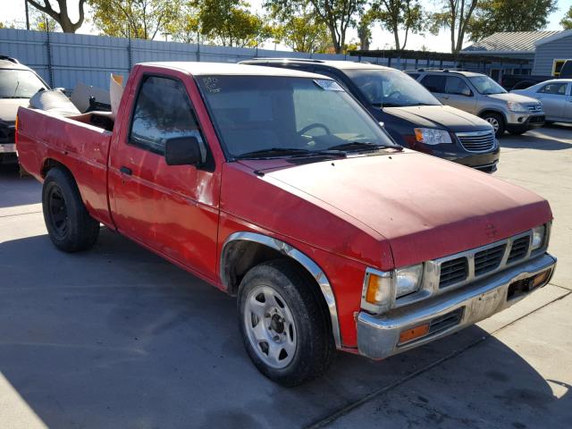 1N6SD11S0PC301361 - 1993 NISSAN TRUCK SHOR RED photo 1