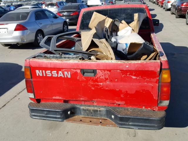 1N6SD11S0PC301361 - 1993 NISSAN TRUCK SHOR RED photo 6