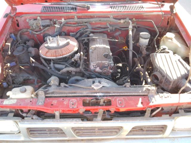 1N6SD11S0PC301361 - 1993 NISSAN TRUCK SHOR RED photo 7