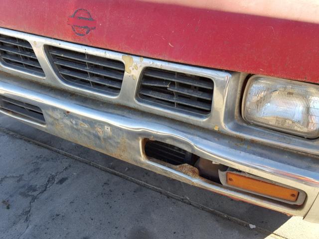 1N6SD11S0PC301361 - 1993 NISSAN TRUCK SHOR RED photo 9