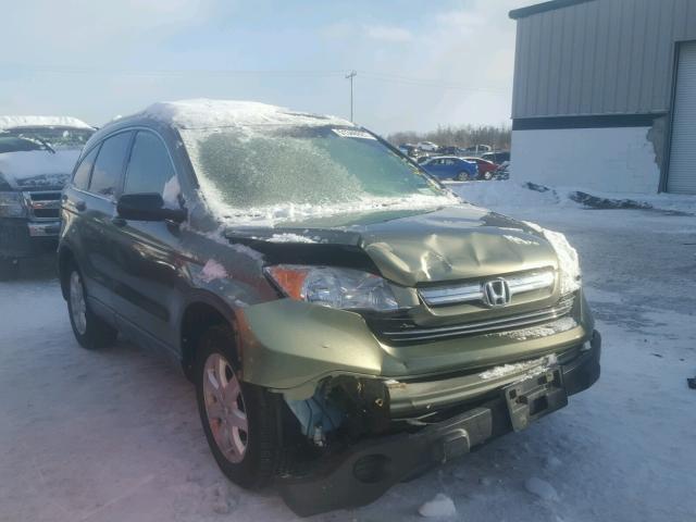 JHLRE38508C026024 - 2008 HONDA CR-V EX GREEN photo 1