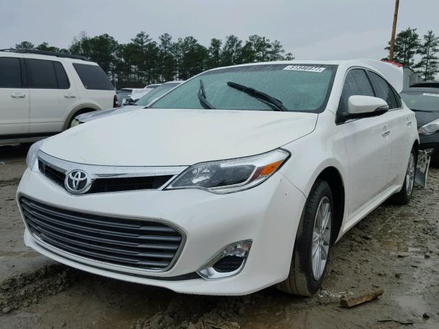 4T1BK1EB5FU185677 - 2015 TOYOTA AVALON XLE WHITE photo 2