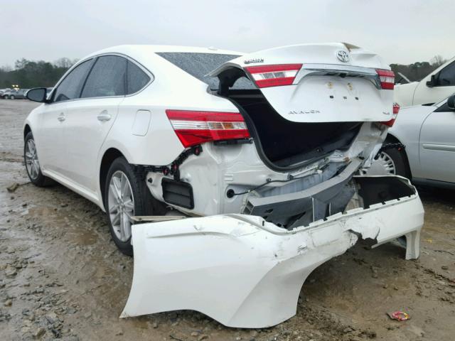 4T1BK1EB5FU185677 - 2015 TOYOTA AVALON XLE WHITE photo 3