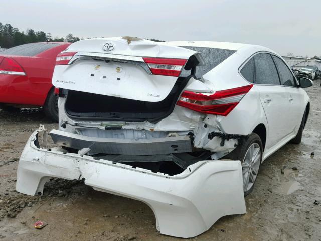 4T1BK1EB5FU185677 - 2015 TOYOTA AVALON XLE WHITE photo 4