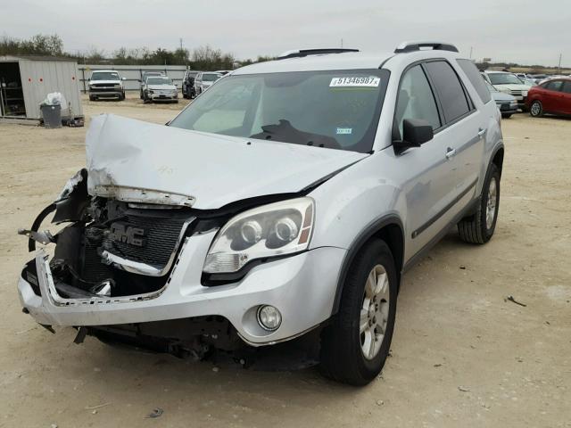 1GKER13D29J117218 - 2009 GMC ACADIA SLE SILVER photo 2