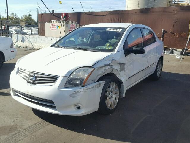 3N1AB6AP2AL716452 - 2010 NISSAN SENTRA 2.0 WHITE photo 2