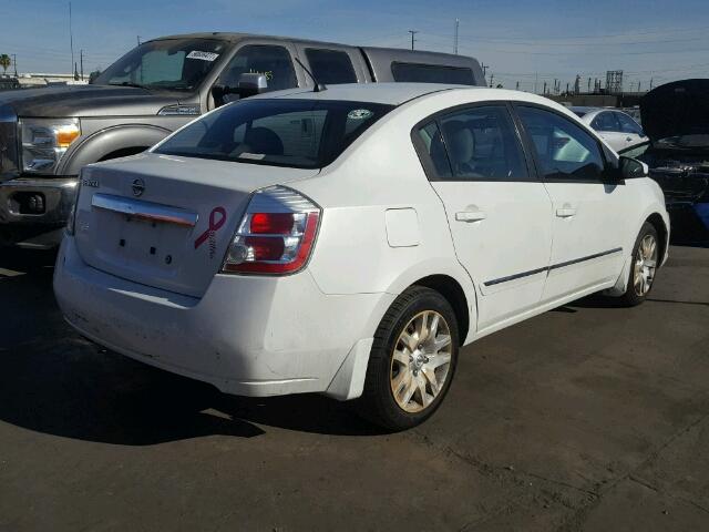 3N1AB6AP2AL716452 - 2010 NISSAN SENTRA 2.0 WHITE photo 4