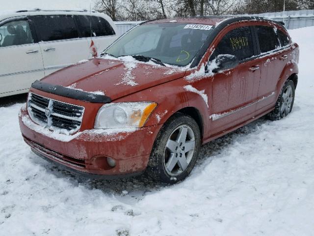 1B3HE78K07D194486 - 2007 DODGE CALIBER R/ ORANGE photo 2