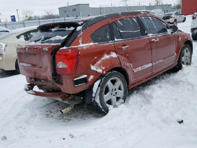 1B3HE78K07D194486 - 2007 DODGE CALIBER R/ ORANGE photo 4