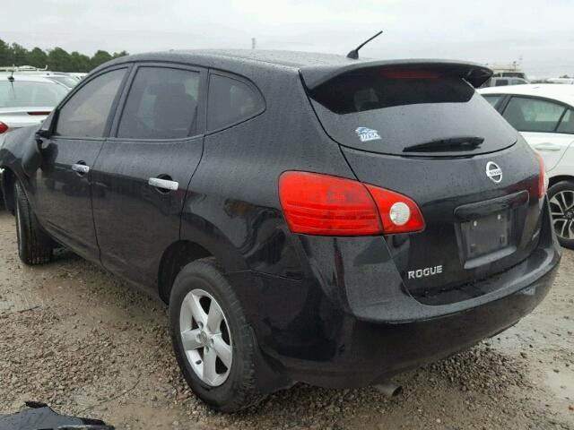 JN8AS5MT5AW014530 - 2010 NISSAN ROGUE S BLACK photo 3