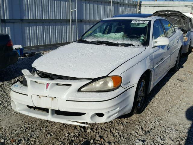 1G2NW52E12M573659 - 2002 PONTIAC GRAND AM G WHITE photo 2