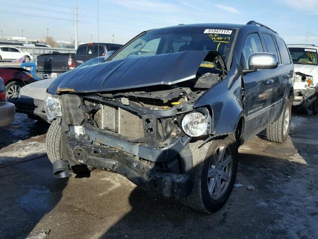 1A8HW58P27F539705 - 2007 CHRYSLER ASPEN LIMI BLUE photo 2