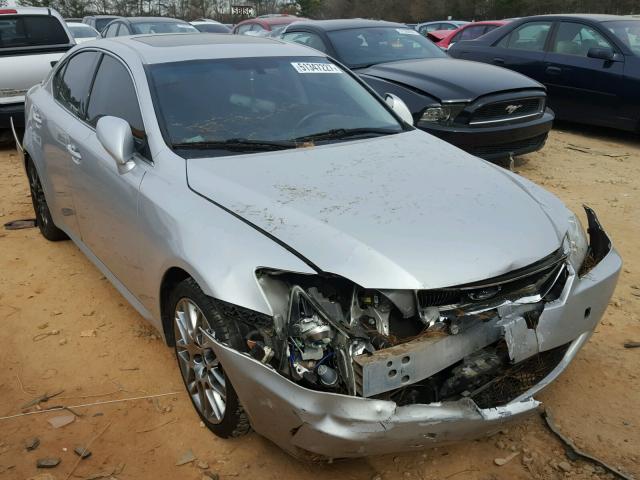 JTHBK262475042450 - 2007 LEXUS IS 250 SILVER photo 1