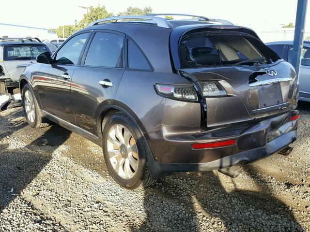 JNRAS08U36X106335 - 2006 INFINITI FX35 BROWN photo 3