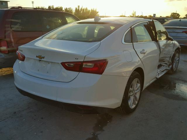 1G1ZD5ST2JF122074 - 2018 CHEVROLET MALIBU LT WHITE photo 4