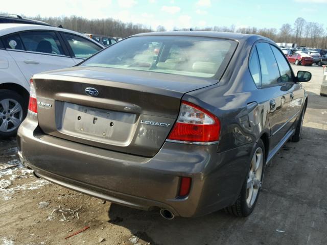 4S3BL626397217177 - 2009 SUBARU LEGACY 2.5 GRAY photo 4