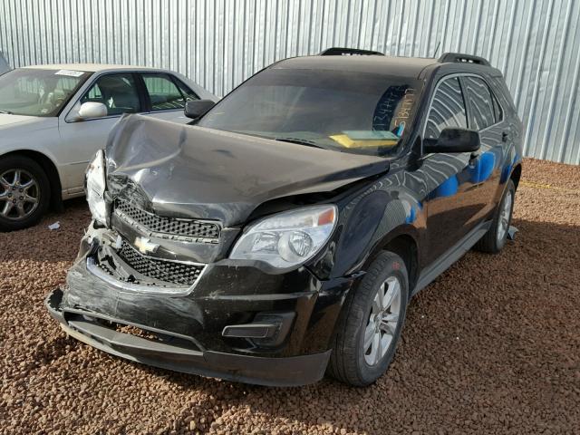 2GNFLFEK2F6105676 - 2015 CHEVROLET EQUINOX LT BLACK photo 2