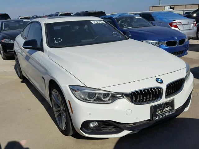 WBA3N7C53EF719081 - 2014 BMW 428 I WHITE photo 1