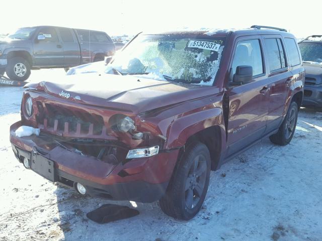 1C4NJRFB3FD270521 - 2015 JEEP PATRIOT LA MAROON photo 2